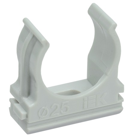 Держатель IEK CTA10D-CF25-K41-100 25мм полистерол серый (упак.:1шт)