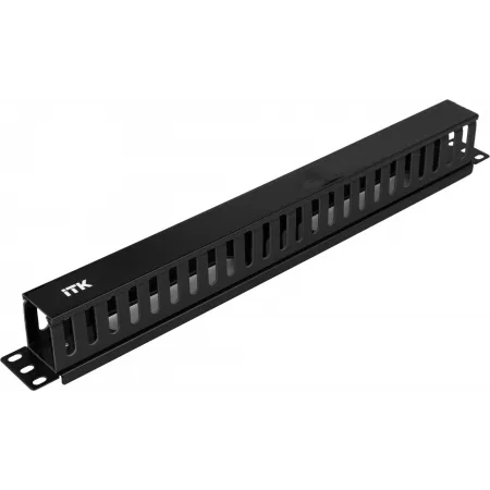 Кабельный органайзер ITK CO05-1PC 1U шир.:19" глуб.:60мм