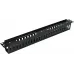 Кабельный органайзер ITK CO05-1PC 1U шир.:19" глуб.:60мм