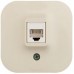 Розетка телеф. Legrand Quteo 782244 откр. слоновая кость