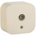 Розетка телев. Legrand Quteo 782245 откр. слоновая кость