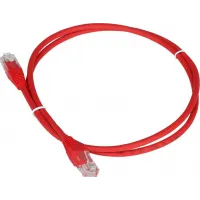 Патч-корд Lanmaster TWT-45-45-0.15-RD RJ-45 вил.-вилка RJ-45 кат.5E 0.15м красный ПВХ (уп.:1шт)
