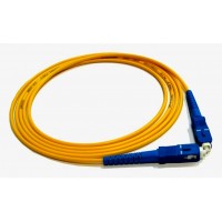 Патч-корд Lanmaster LAN-SC-SC/SU-5.0 1x9/125 OS1/OS2 SC-SC 5м LSZH оранжевый
