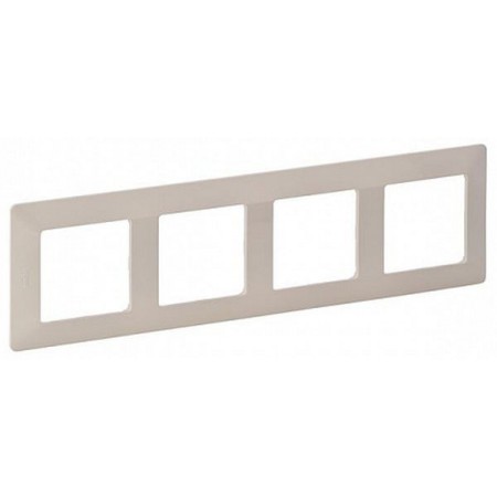 Рамка Legrand Valena Life 754044 накладная 4x горизонтальный монтаж поликарбонат слоновая кость