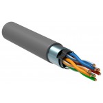 Кабель информационный ITK LC1-C5E04-321 кат.5E F/UTP 4 парыX24AWG LSZH внутренний 305м серый