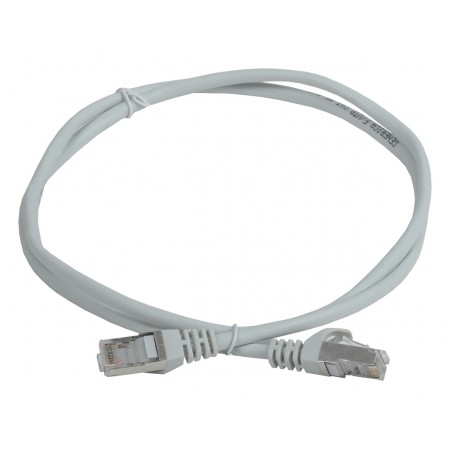 Патч-корд ITK PC01-C5EF-05M-G FTP вилка RJ-45-вилка RJ-45 кат.5е 0.5м серый ПВХ (уп.:1шт)