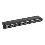 Патч-панель ITK Generica PP24-1UC5EF-K05-G 19" 1U 24xRJ45 кат.5E FTP