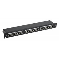 Патч-панель ITK Generica PP24-1UC5EF-K05-G 19" 1U 24xRJ45 кат.5E FTP