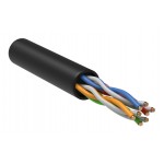 Кабель информационный ITK LC3-C5E04-139-100 кат.5E U/UTP 4 парыX24AWG LDPE внешний 100м черный