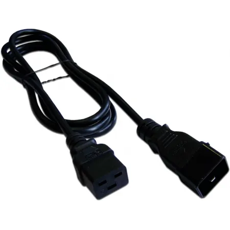 Шнур питания Lanmaster LAN-PP19/20-2.0-BK C19-C20 проводник.:3x1.5мм2 2м 220В 16А (упак.:1шт) черный
