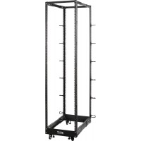 Стойка двухрамная Lanmaster TWT-RACK2-42U-LT-ADJ 42U 600ммX1020мм 360кг черный