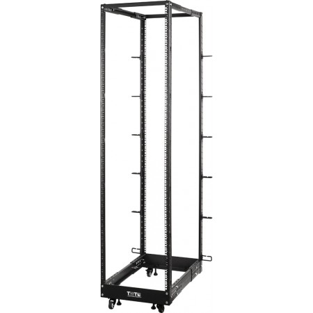Стойка двухрамная Lanmaster TWT-RACK2-42U-LT-ADJ 42U 600ммX1020мм 360кг черный