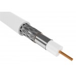 Кабель коаксиальный ITK CC1-R6F1-111-100-G RG-6 F/UTP 75Om PVC внутренний 100м белый