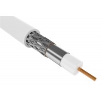 Кабель коаксиальный ITK CC1-R6F1-111-300-G RG-6 F/UTP 75Om PVC внутренний 300м белый