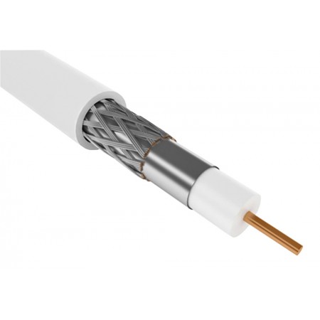 Кабель коаксиальный ITK CC1-R6F1-111-300-G RG-6 F/UTP 75Om PVC внутренний 300м белый