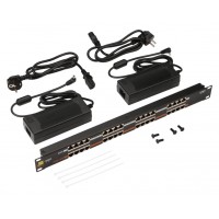 Патч-панель Lanmaster POE LAN-PP16-POE/A2 19" 1U 16xRJ45 кат.5e