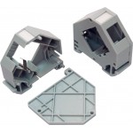 Бокс Lanmaster LAN-DRF-10K/BX-GY дл.60.5мм шир.62.5мм серый