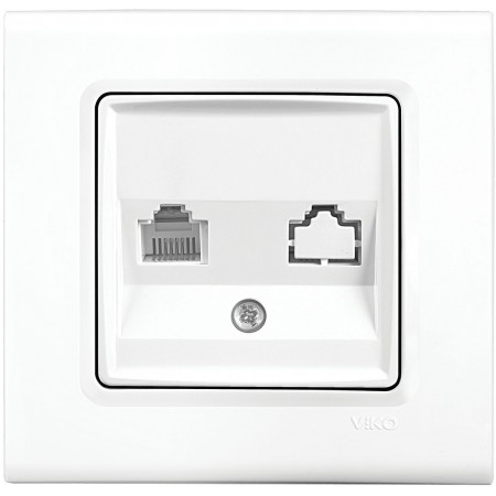 Розетка комп. Panasonic Linnera S 91400078-RU одинар. скрыт. IP20 белый (упак.:1шт)