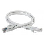 Патч-корд ITK PC01-C5EU-1M5 UTP RJ-45 вил.-вилка RJ-45 кат.5E 1.5м серый ПВХ (уп.:1шт)