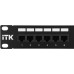 Патч-панель ITK PP24-1UC5EU-D05 19" 1U 24xRJ45 кат.5e UTP