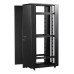 Шкаф коммутационный Lanmaster (TWT-CBB-42U-6X10-G1) напольный 42U 600x1000мм пер.дв.стекл задн.дв.спл.стал.лист 2-хст. 2 бок.пан. 800кг черный IP20