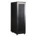 Шкаф коммутационный Lanmaster (TWT-CBB-42U-6X10-G1) напольный 42U 600x1000мм пер.дв.стекл задн.дв.спл.стал.лист 2-хст. 2 бок.пан. 800кг черный IP20