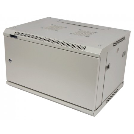 Шкаф коммутационный Lanmaster (TWT-CBWPM-18U-6X6-GY) настенный 18U 600x600мм пер.дв.металл 60кг серый 500мм 35кг 902мм IP20