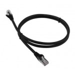 Патч-корд Lanmaster LAN-PC45/S6A-1.0-BK FTP RJ-45 вил.-вилка RJ-45 кат.6A 1м черный LSZH (уп.:1шт)