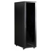 Шкаф коммутационный Lanmaster (TWT-CBB-42U-6X10-P1) напольный 42U 600x1000мм пер.дв.перфор. задн.дв.перфор.2-хст. 2 бок.пан. направл.под закл.гайки 800кг черный IP20 сталь