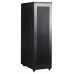 Шкаф коммутационный Lanmaster (TWT-CBB-42U-6X10-P1) напольный 42U 600x1000мм пер.дв.перфор. задн.дв.перфор.2-хст. 2 бок.пан. направл.под закл.гайки 800кг черный IP20 сталь