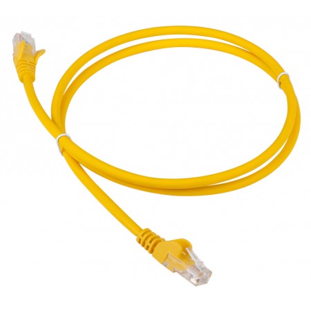 Патч-корд Lanmaster LAN-PC45/U5E-5.0-YL UTP вилка RJ-45-вилка RJ-45 кат.5е 5м желтый LSZH (уп.:1шт)