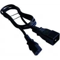 Шнур питания Lanmaster LAN-PP13/20-0.5-BK C13-C20 проводник.:3x0.75мм2 0.5м 220В (упак.:1шт) черный