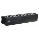 Кабельный органайзер ITK CO05-2PC 2U шир.:19" глуб.:89мм