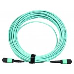 Каб.сборка Lanmaster LAN-12M-12M/OM3B-10 12x50/125 OM3 MPO-MPO полярность B 10м LSZH аквамарин