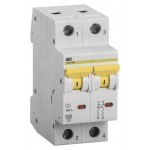 Выключатель автоматический IEK MVA31-2-006-C 6A тип C 6kA 2П 400В 2мод белый (упак.:1шт) Выключатель автоматический IEK MVA31-2-006-C 6A тип C 6kA 2П 400В 2мод белый (упак.:1шт)