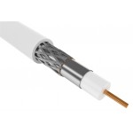 Кабель коаксиальный ITK Generica CC3-R6F1-111-100-G RG-6 SF/UTP 75Om PVC внутренний 100м белый