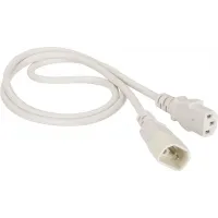 Шнур питания Lanmaster LAN-PP13/14-3.0-WH C13-С14 проводник.:3x0.75мм2 3м 220В 10А (упак.:1шт) белый