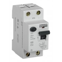 Выключатель дифф.тока УЗО IEK MDV15-2-032-030 ВД1-63 Generica 32A 4.5kA 30мА AC 2П 230В 2мод серый (упак.:1шт)