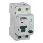 Выключатель автом. дифф. тока IEK MAD25-5-032-C-30 АВДТ 32 Generica 32A тип C 6kA 30мА AC 2П 230В 2мод серый (упак.:1шт)