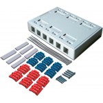 Коробка Lanmaster LAN-MB-12K-WH настенная 170x120x30.5мм крышка Keystone Коробка Lanmaster LAN-MB-12K-WH настенная 170x120x30.5мм крышка Keystone