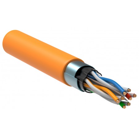 Кабель информационный ITK LC1-C604-327 кат.6 F/UTP 4 пары LSZH внутренний 305м оранжевый
