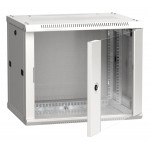 Шкаф коммутационный ITK Linea W (LWR3-06U64-GF) настенный 6U 600x450мм пер.дв.стекл 90кг серый 350мм 22кг 200град. 370мм IP20 IK08 сталь