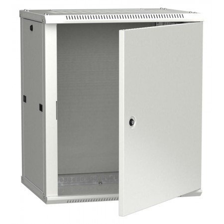 Шкаф коммутационный ITK Linea W (LWR3-12U64-MF) настенный 12U 600x450мм пер.дв.металл 90кг серый 350мм 29кг 200град. 635мм IP20 IK10 сталь