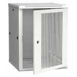 Шкаф коммутационный ITK Linea W (LWR3-15U66-PF) настенный 15U 600x600мм пер.дв.перфор. 90кг серый 500мм 200град. 770мм IP00 IK10 сталь