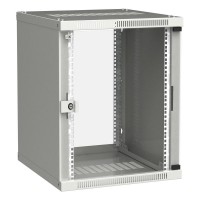 Шкаф коммутационный ITK Linea WE (LWE3-09U64-GF) настенный 9U 600x450мм пер.дв.стекл направл.под закл.гайки 50кг серый 400мм 200град. 450мм IP20 сталь Шкаф коммутационный ITK Linea WE (LWE3-09U64-GF) настенный 9U 600x450мм пер.дв.стекл направл.под закл.гайки 50кг серый 400мм 200град. 450мм IP20 сталь