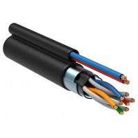 Кабель информационный ITK LC3-C5E04-379 кат.5E F/UTP 4 парыX24AWG LDPE внешний 305м черный