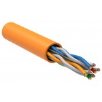 Кабель информационный ITK LC1-C604-127 кат.6 U/UTP 4 парыX23AWG LSZH внутренний 305м оранжевый
