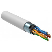 Кабель информационный ITK Generica BC1-C5E04-328-305-G кат.5E F/UTP 4 парыX24AWG LSZH внутренний 305м белый Кабель информационный ITK Generica BC1-C5E04-328-305-G кат.5E F/UTP 4 парыX24AWG LSZH внутренний 305м белый
