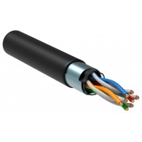 Кабель информационный ITK LC3-C5E04-339 кат.5E F/UTP 4 парыX24AWG LDPE внешний 305м черный