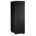 Шкаф коммутационный Lanmaster (TWT-CBB-18U-6X10-G1) напольный 18U 600x1000мм пер.дв.стекл металл 2 бок.пан. 800кг черный